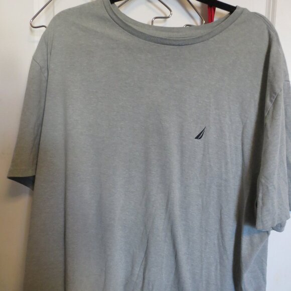 Men's Nautica 3XL Light Gray Short Sleeve T-Shirt - Picture 1 of 4
